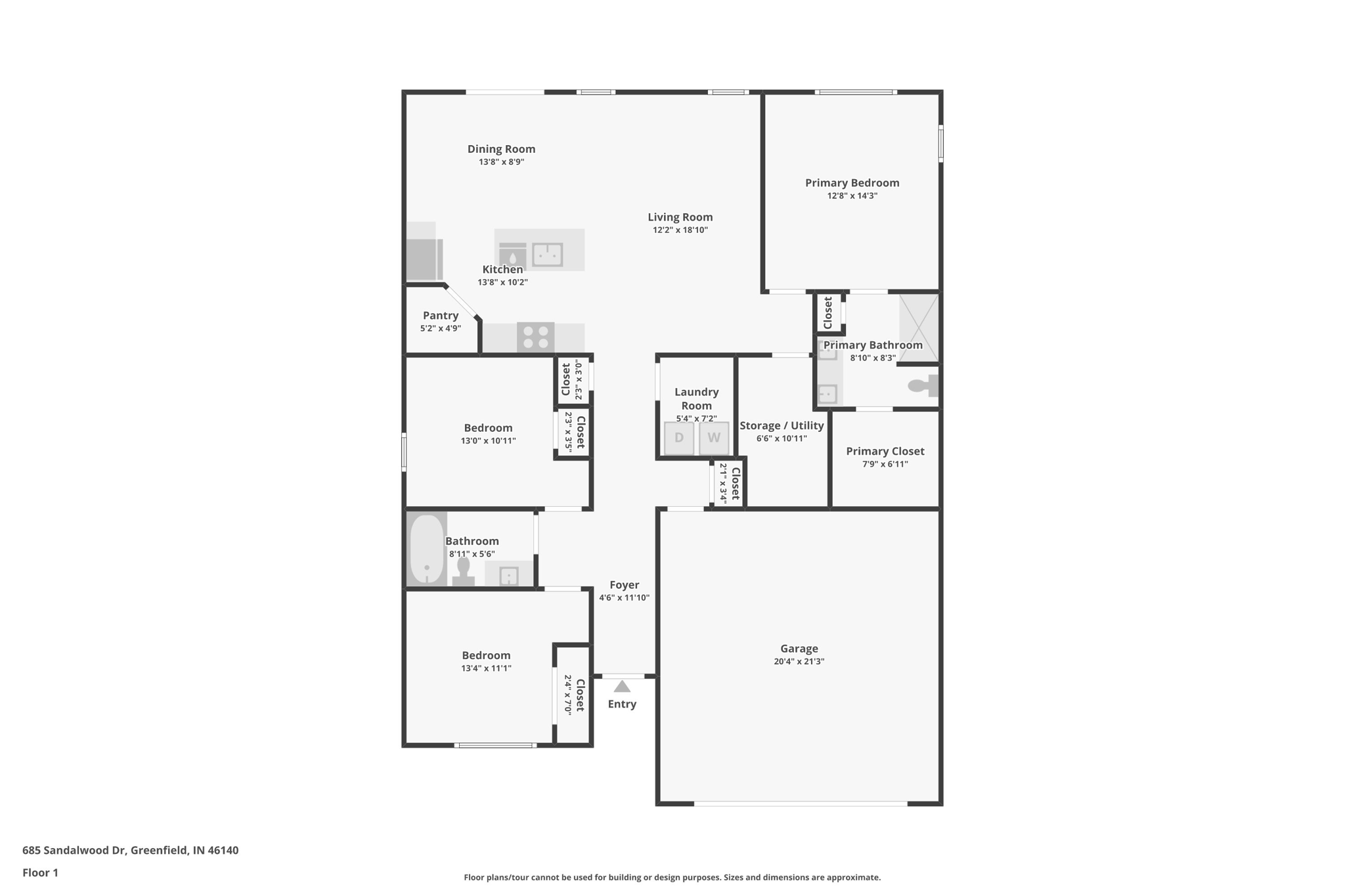 Harmony 3BR floor plan